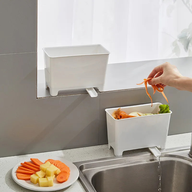 Kitchen Garbage Bin, Sink, Drain Garbage Bin, Sink Residue Filter Box, Household Drain Storage Rack, Household Kitchen Tools