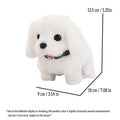 Pet Companion Battery Operated Toy Plush puppy pet electronic interactive toy  walking barking wagging tail Simulation puppy